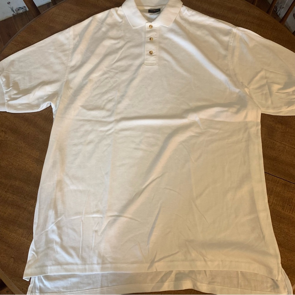 Soft Link White Polo Shirt